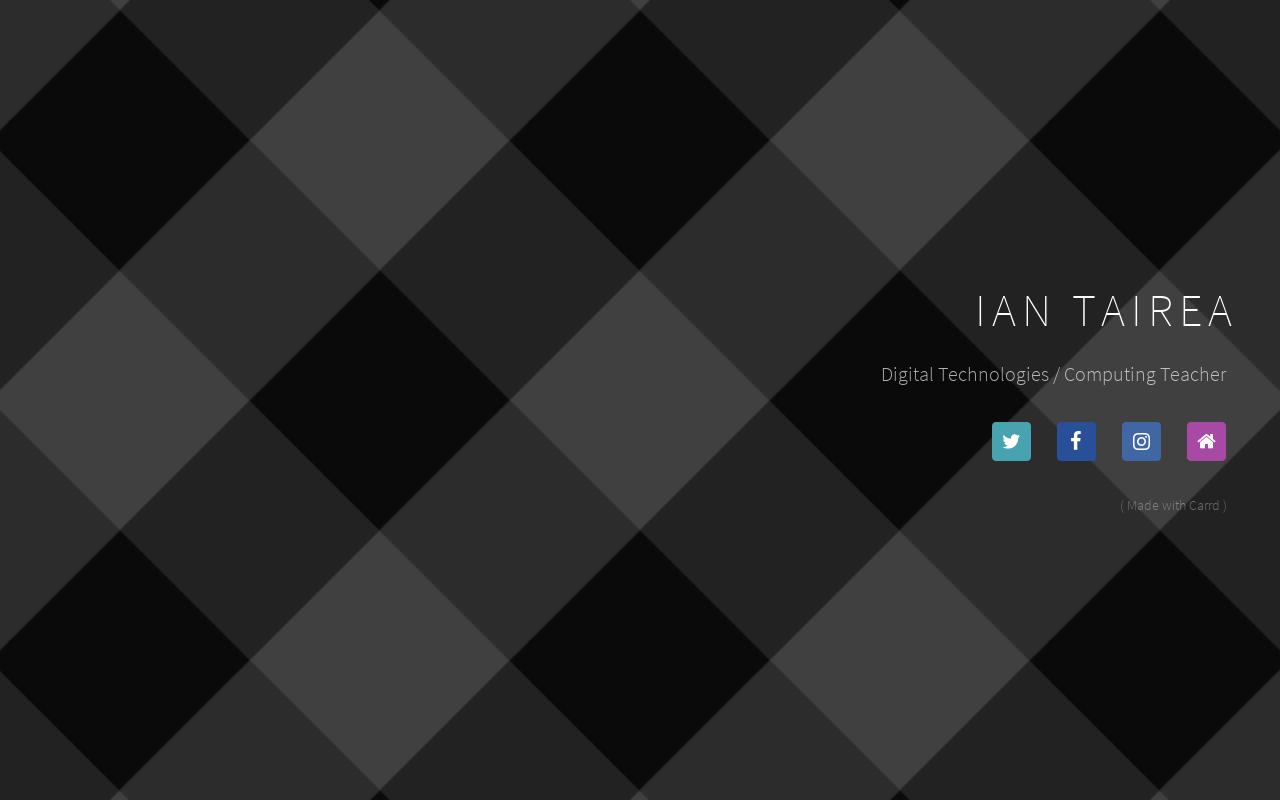 Carrd profile picture for @ian